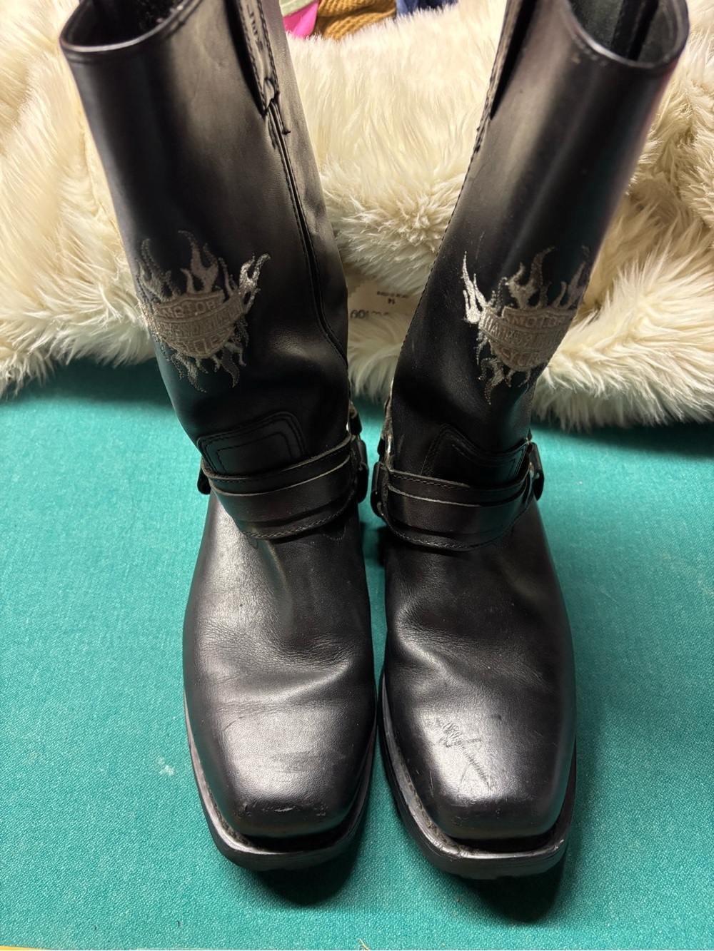 Harley Davidson Sentry Harness Motorcycle Boots Men’s 91055 Size 10